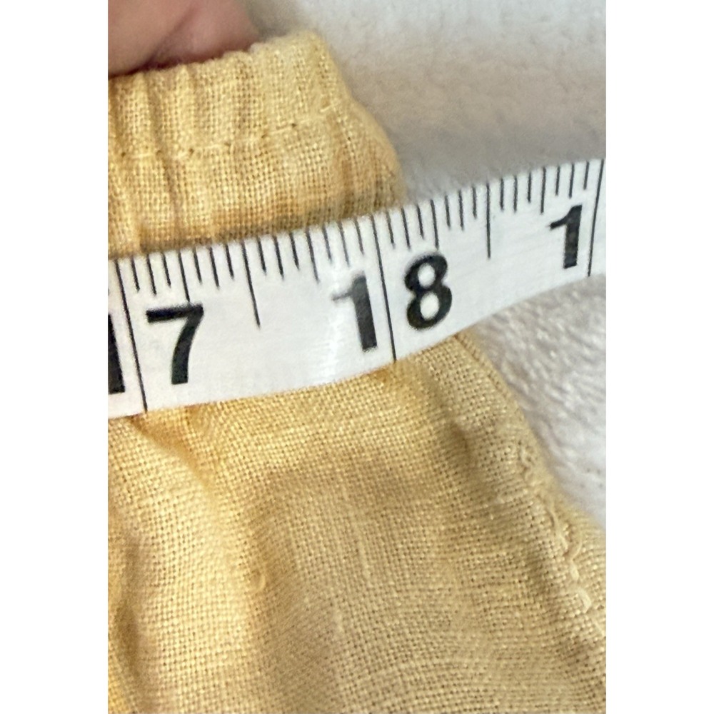 Cut Loose Linen Set S Yellow Midi Skirt Top Coastal Resort Outfit Lagenlook - Picture 7 of 16
